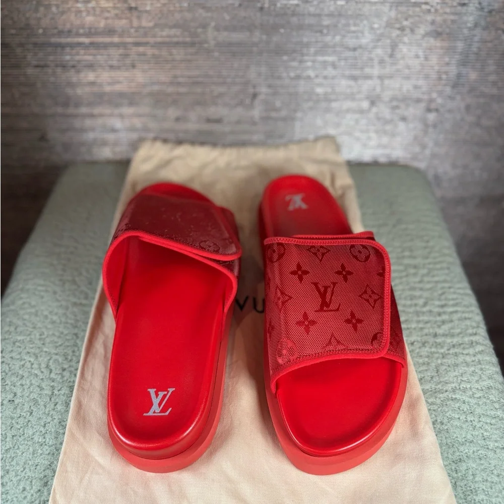 Louis Vuitton Monogram Slides - Picture 2 of 5